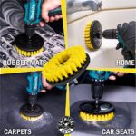 Spinner Carpet Brush Medium Duty Yellow - Image 3